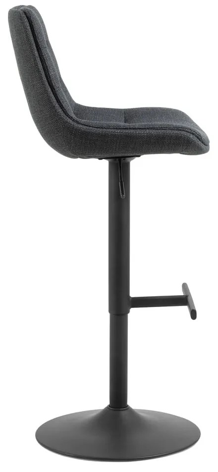 Sgabello da bar grigio con altezza regolabile (altezza seduta 65 cm) Adisa - Actona