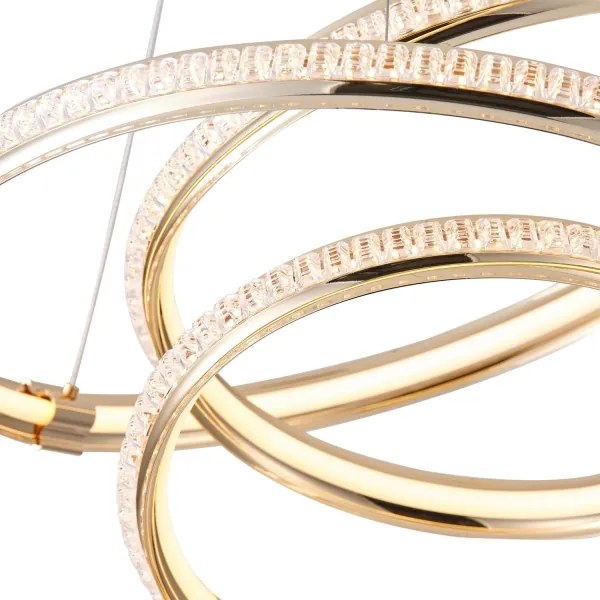 Lampadario LED a sospensione con filo LED/38W/230V 3000K 50x50 cm