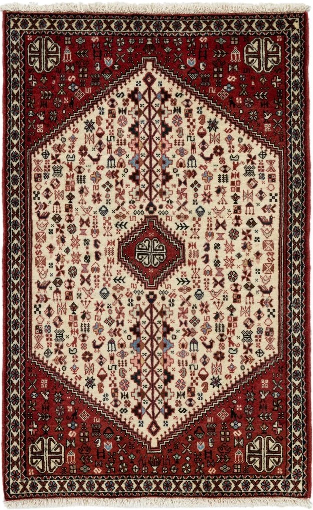 Abadeh Tappeto 130x80 (Iran) Annodato A Mano