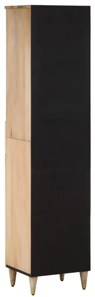 Mobile da bagno 38x33x160 cm in legno massello di mango