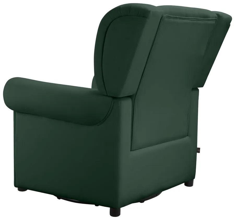 Sedia a dondolo chesterfield in velluto verde Lillyse - Støraa