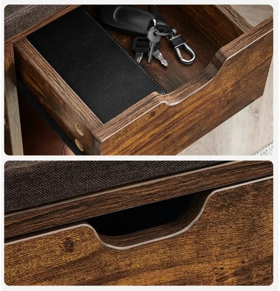 Scarpiera VOREN marrone/nero