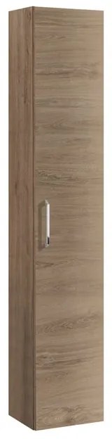 Colonna per mobile bagno Noa 1 anta P 27 x L 30 x H 160 cm rovere nabucco