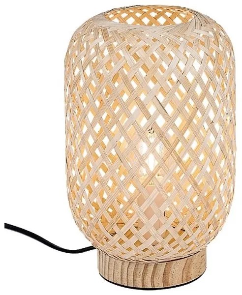 Rabalux 74016 - Lampada da tavolo ALINAFE 1xE14/25W/230V rattan