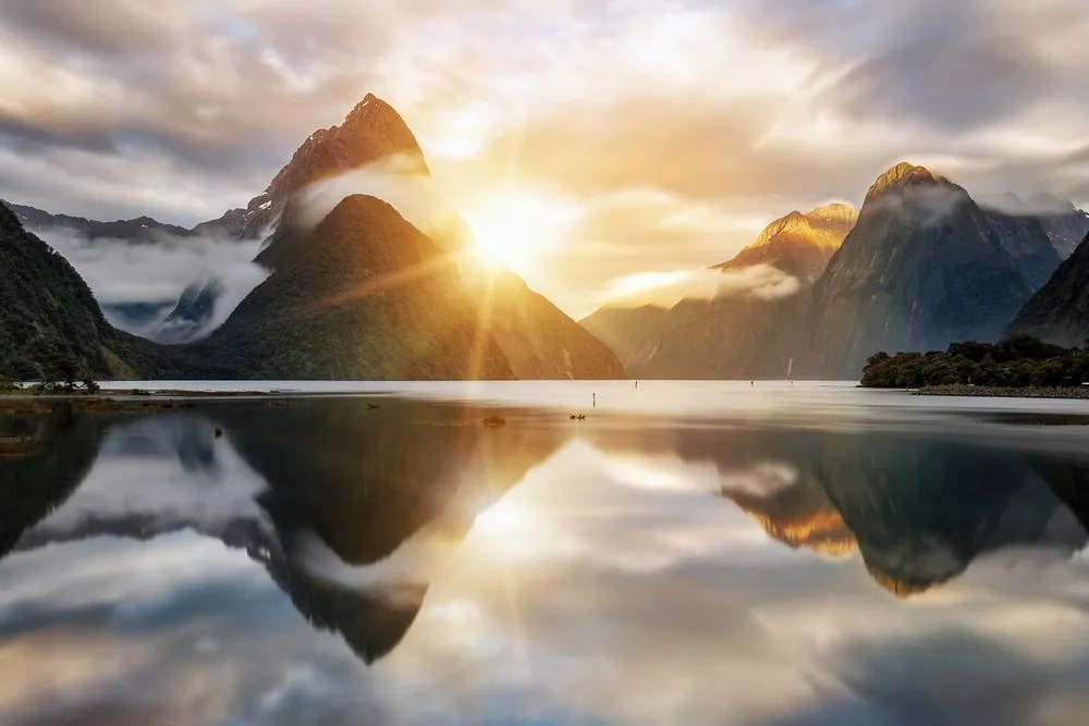 Quadro su tela – Splendida alba in Nuova Zelanda