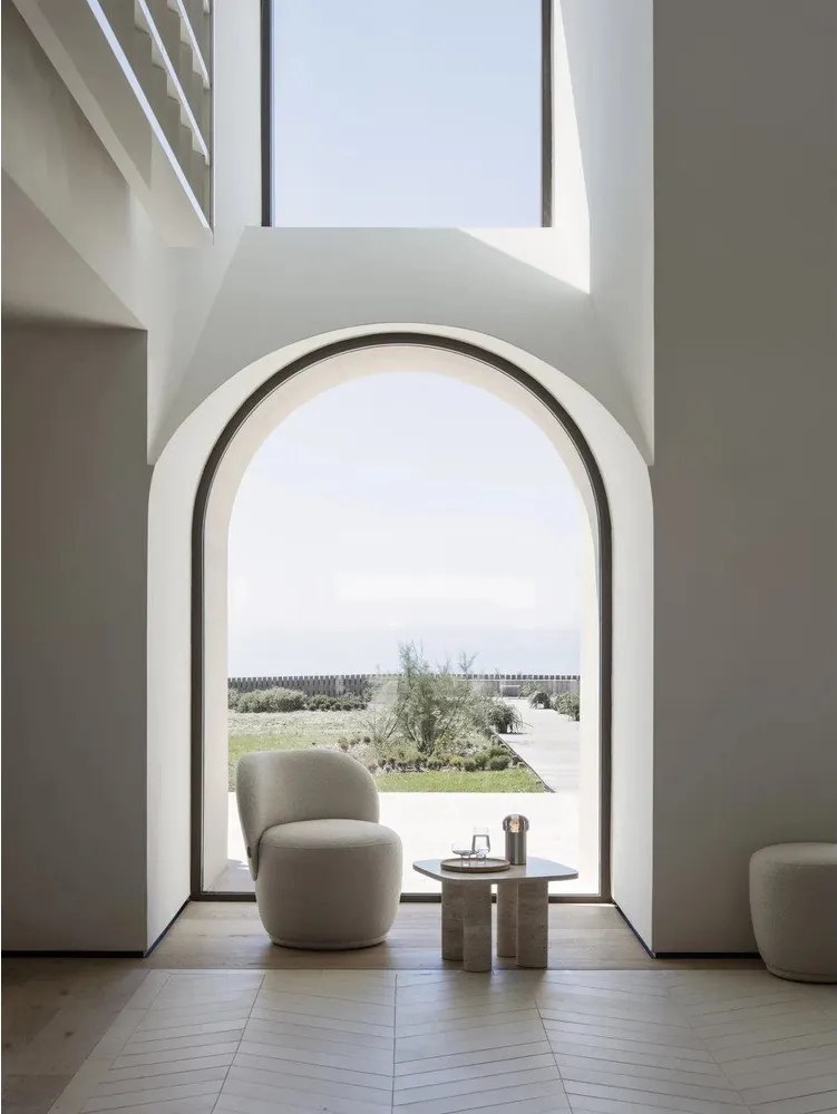 Tavolo contenitore in pietra 52x52 cm Volos - Blomus