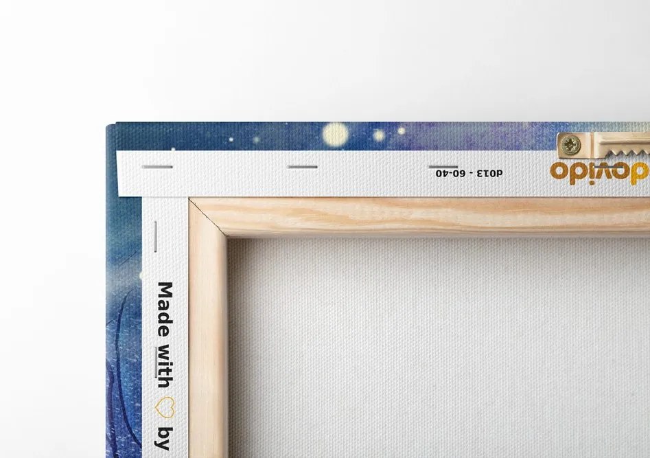 Stampa su tela – Astrazione del movimento delle stelle