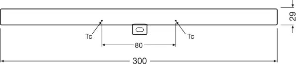 Tubo fluorescente LED dimmerabile S14d/3W/230V 2700K 30 cm CRI 90 - Osram