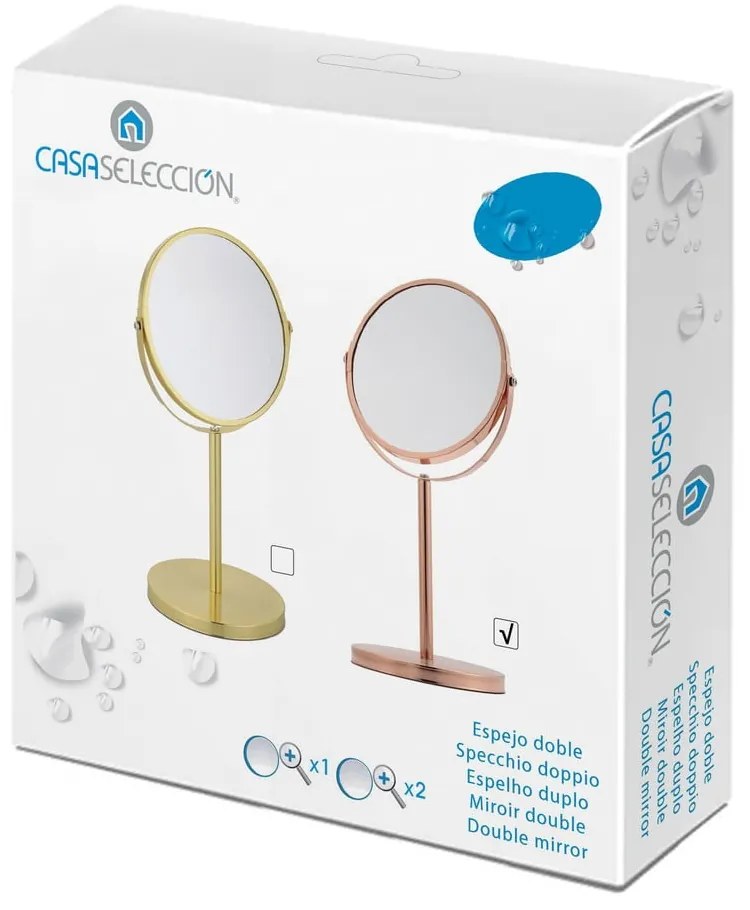Specchio per make-up con ingrandimento (2x) ø 17 cm – Casa Selección