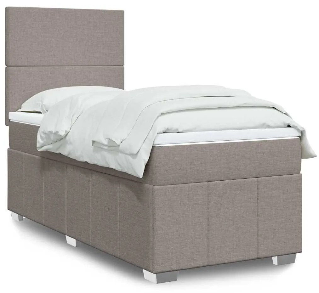 Giroletto A Molle Con Materasso Tortora 80x200 Cm İntessuto /