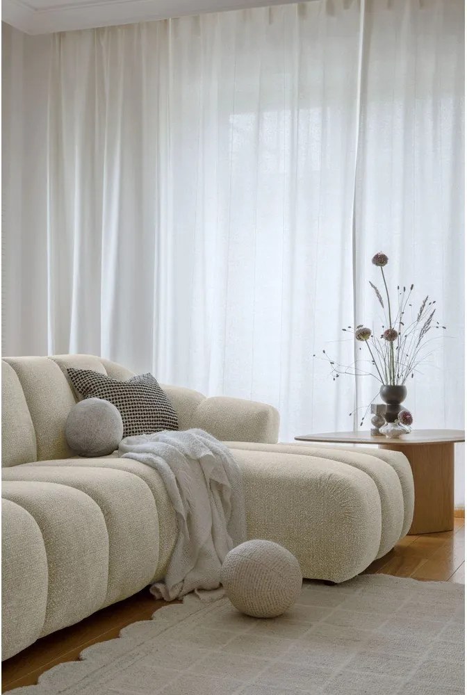 Divano angolare beige (con penisola a destra/con chaise lounge) Shell – Miuform