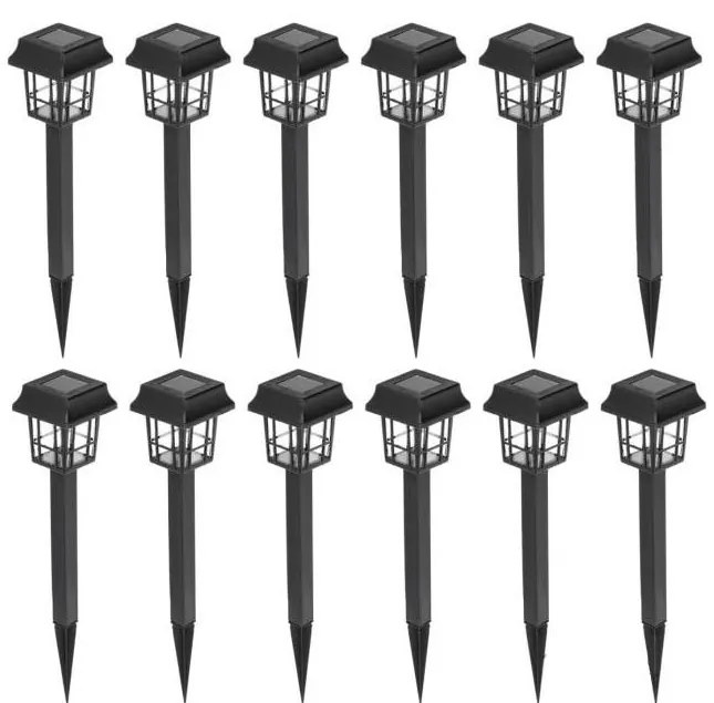SET 12x Lampada solare LED LED/0,06W/1,2V 1xAA 6500K IP44 100 mAh
