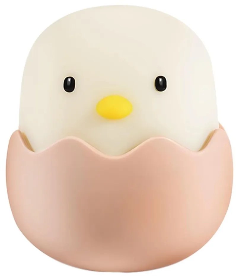 MegaLight - Lampada LED RGB dimmerabile ricaricabile per bambini EGGY EGG LED/5V