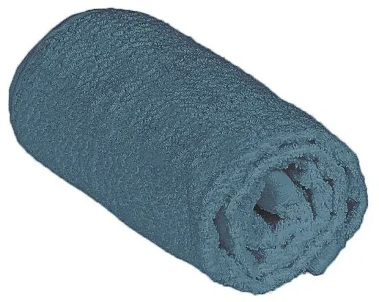 Asciugamani ospite per bagno 100% cotone turchese cobalto 40x60 cm