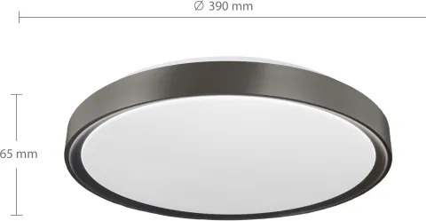 Brilagi-LED Lampada dimmerabile FANCIA LED/48W/230V 3000-6500K Ø 39 cm antracite + telecomando