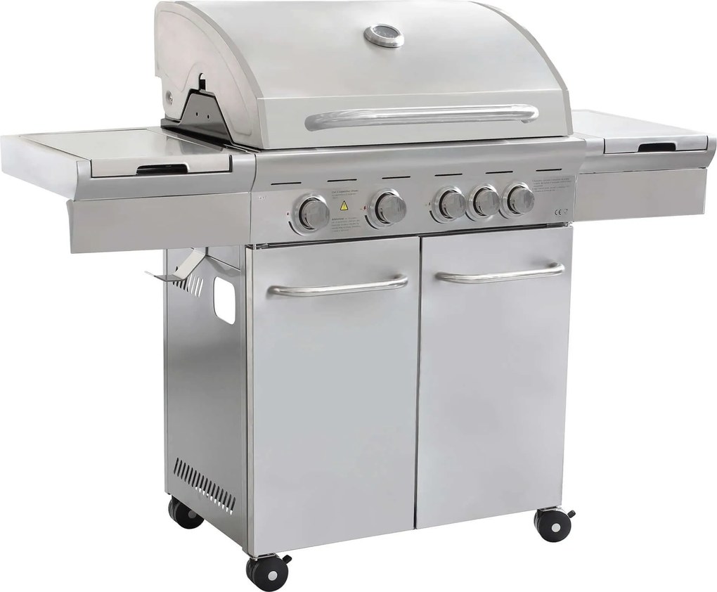 STARK - Barbecue a gas 4 fuochi + 1 esterno