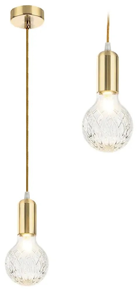 Lampada Da Soffitto Singola Retro Gold APP649-1CP