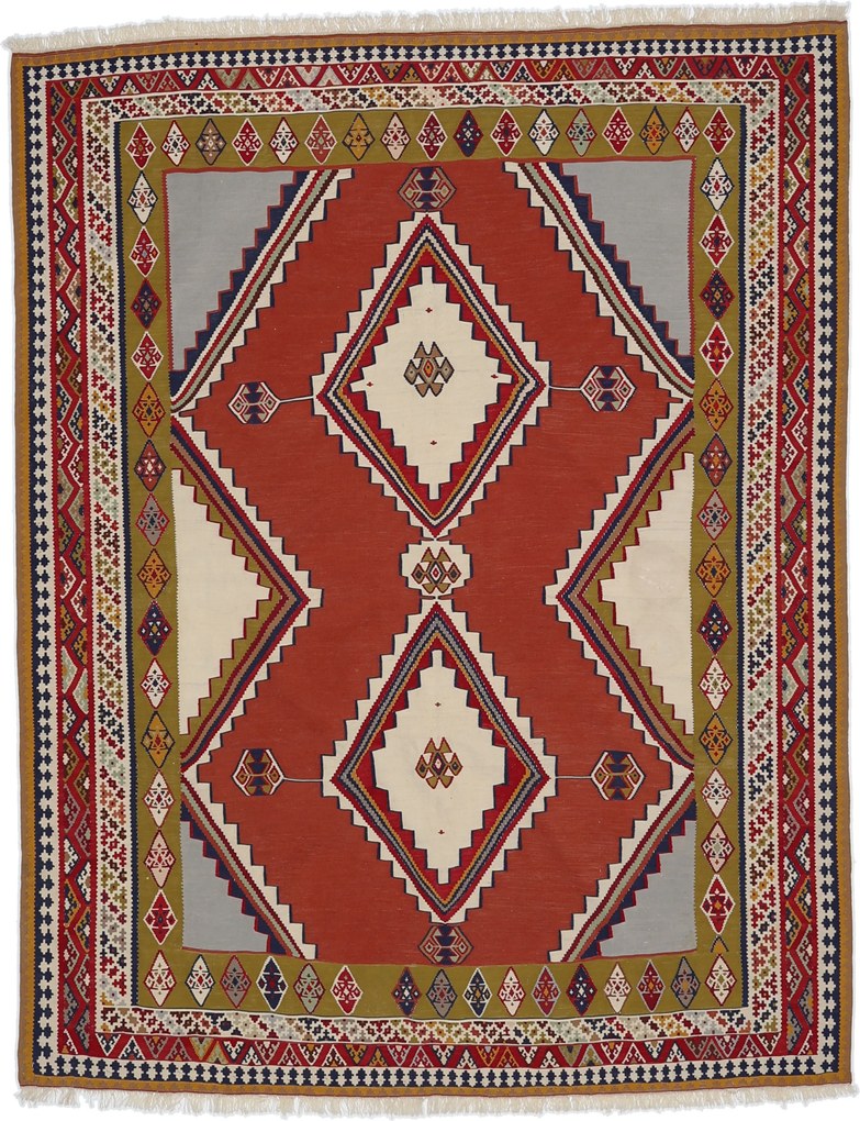 Kilim Tappeto 230x180 (Iran) Tessuto A Mano