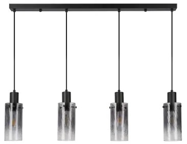 Rabalux 72039 - Lampadario a sospensione con filo FUMEA 4xE27/60W/230V