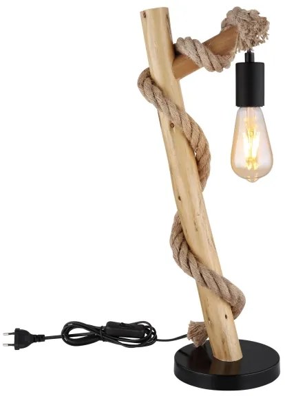 Globo 69029T - Lampada da tavolo ULLEU 1xE27/60W/230V