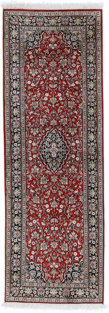 Cashmere Silk Tappeto 190x60 (Indian) Annodato A Mano