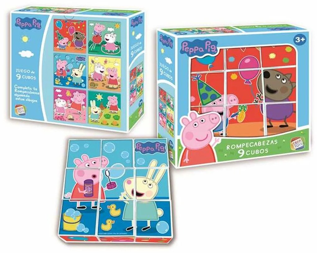 Puzzle Peppa Pig 9 Pezzi 20 x 20 x 5 cm