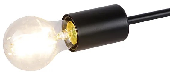 Plafoniera di design nera 5 luci - Facile