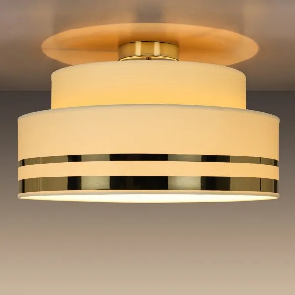 Plafoniera TAMI 1xE27/60W/230V beige/oro