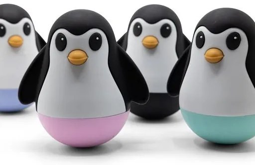 Pinguino oscillante, rosa