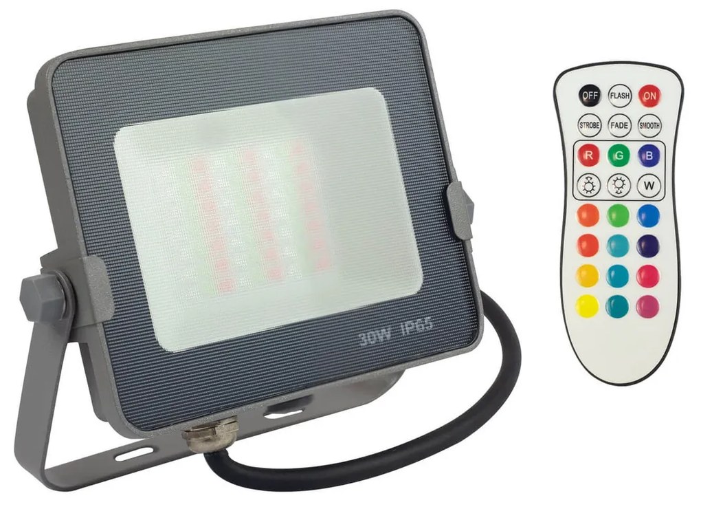 Faro LED 30W RGB IP65 Colore RGB