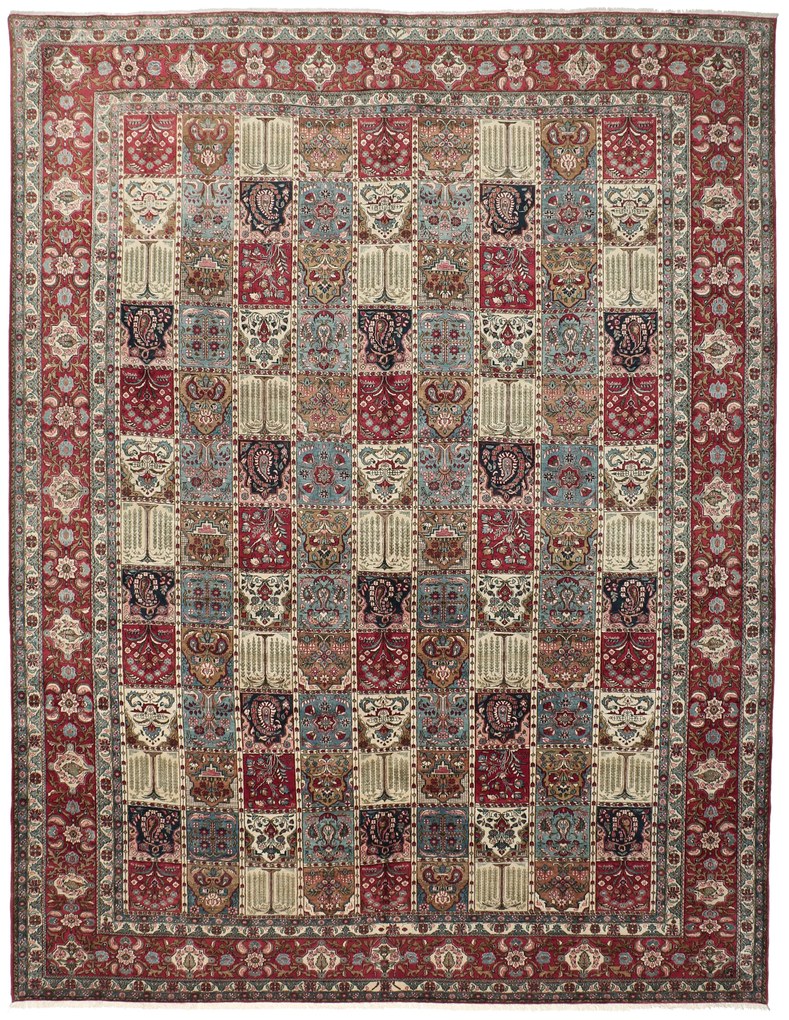 Ghom Tappeto 420 x 330 (Iran) Annodato A Mano