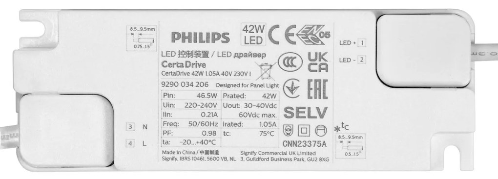Pannello LED 120x60 84W CCT Bianco Variabile UGR19 con driver Philips Colore Bianco Variabile CCT
