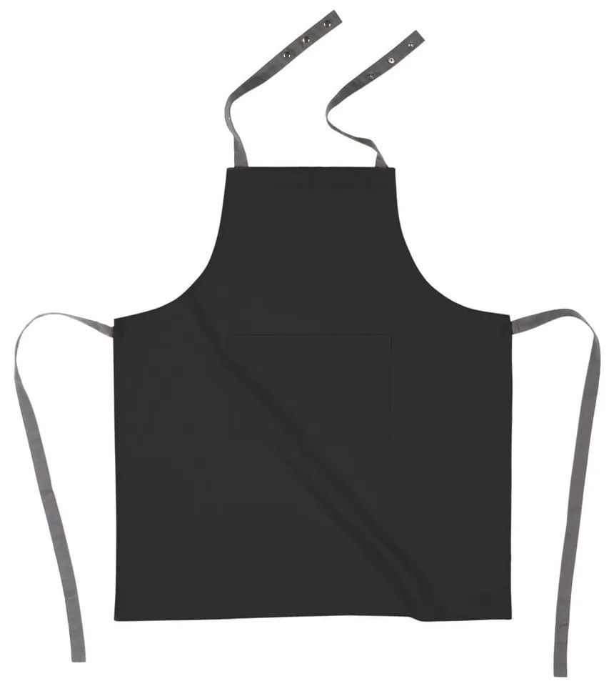 Grembiule da cucina in cotone nero - Tiseco Home Studio