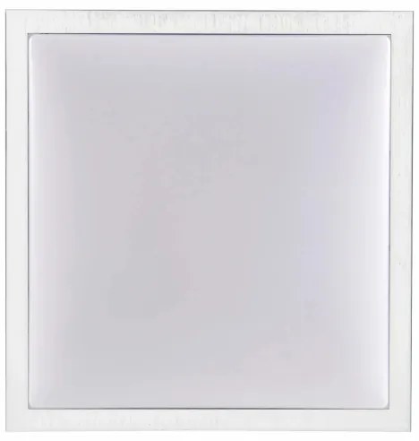 Plafoniera KAZIMIERZ 2xE27/20W/230V 29,5x29,5 cm argento