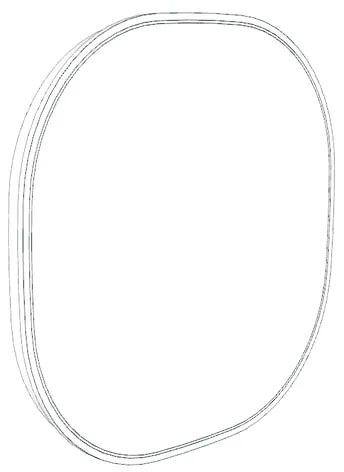 Specchio con illuminazione integrata bagno irregolare Norma L 60 x H 60 x P 3.5 cm bianco e trasparente