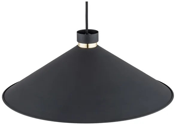 Argon 4695 - Lampadario su corda NASHVILLE 1xE27/15W/230V nero