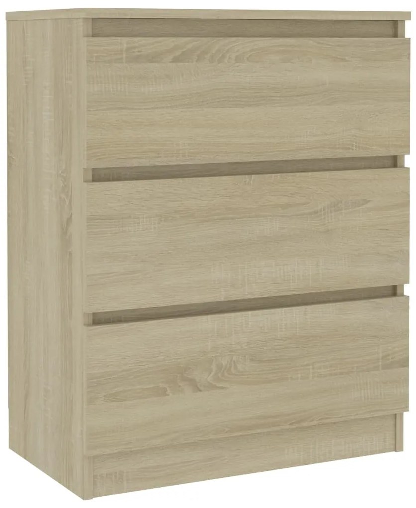 Credenza Rovere Sonoma 60x35x76 cm in Legno Multistrato