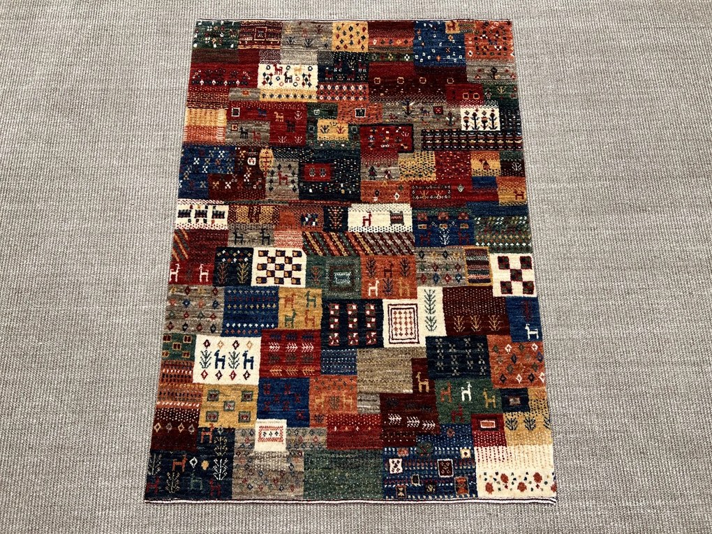 Loribaft Tappeto 90x120 (Iran) Annodato A Mano