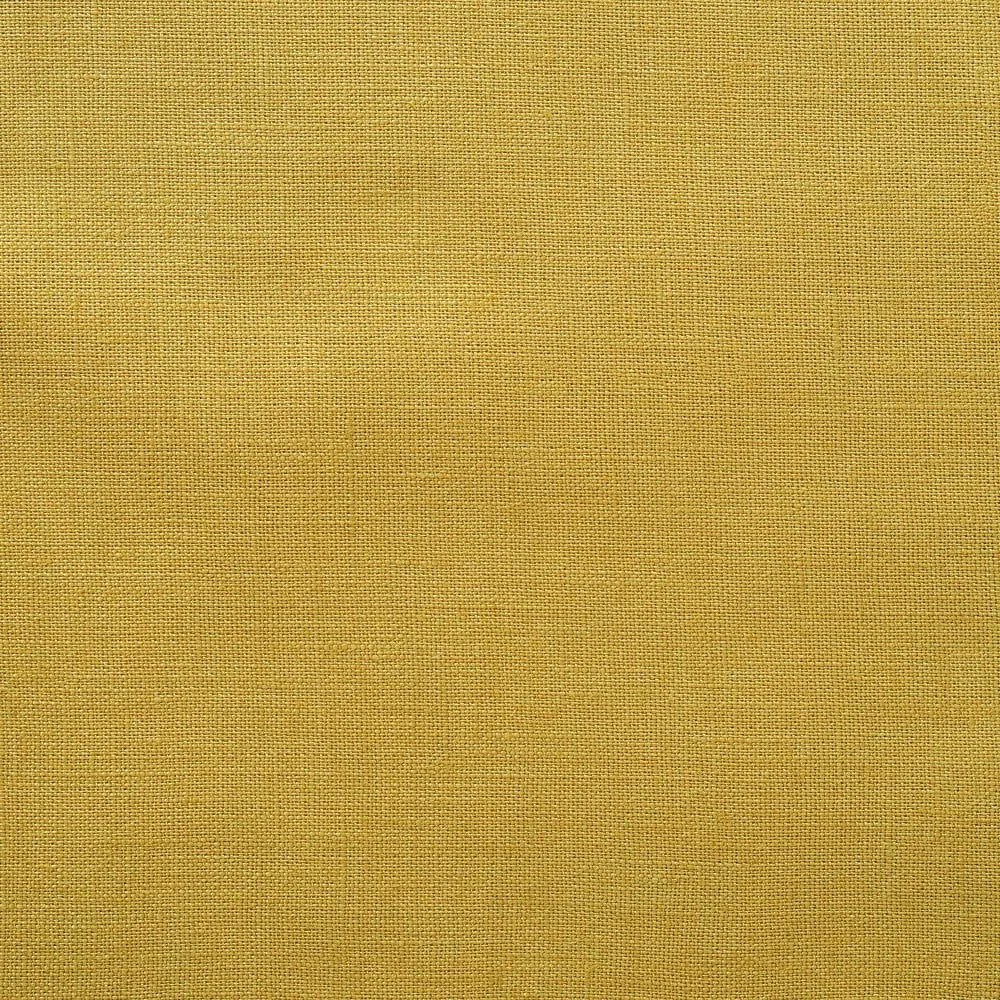 Tenda gialla in lino 140x300 cm Lemon Curry – Linen Tales
