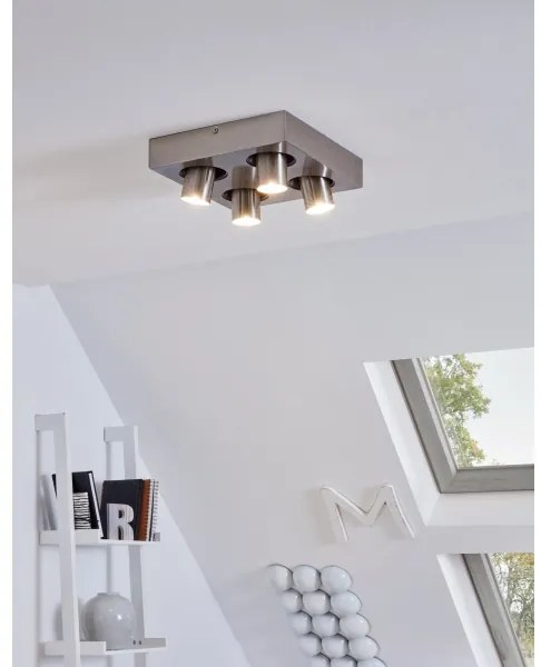 Eglo 96608 - Faretto LED da binario ROBLEDO 1 4xGU10/5W/230V