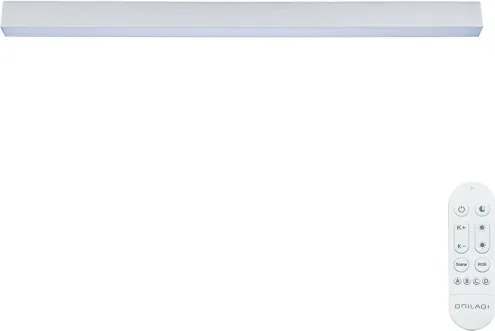 Brilagi - Plafoniera LED dimmerabile SLEEKLINE LED/40W/230V Wi-Fi Tuya argento + telecomando