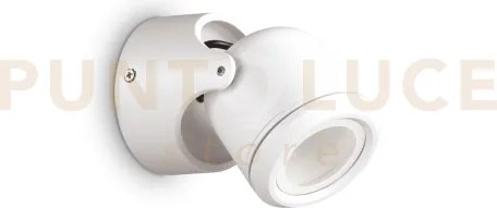 Xeno applique da esterno ip44 d.9cm bianco 1 luce attacco gu10