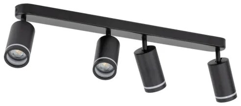 Faretto JET 4xGU10/10W/230V nero