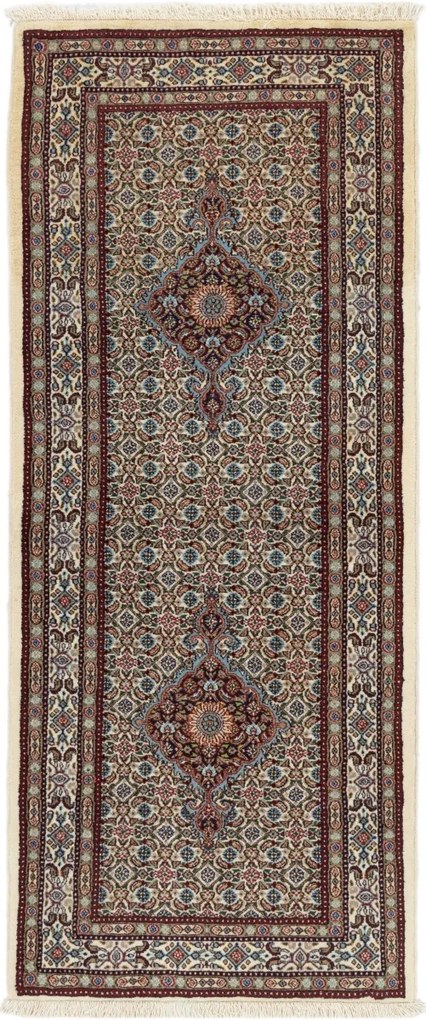 Moud Tappeto persiano 80x200 (Iran) Annodato A Mano