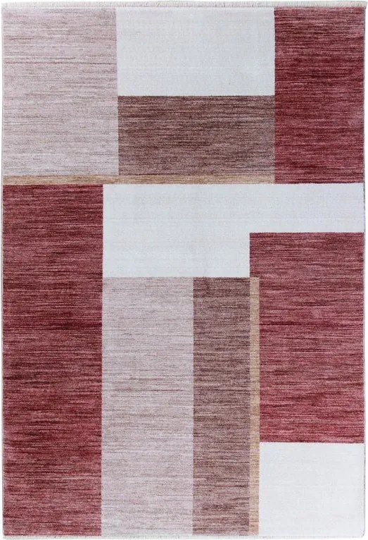 Tappeto Taormina in poliestere avorio ramato L 240 x L 160 cm