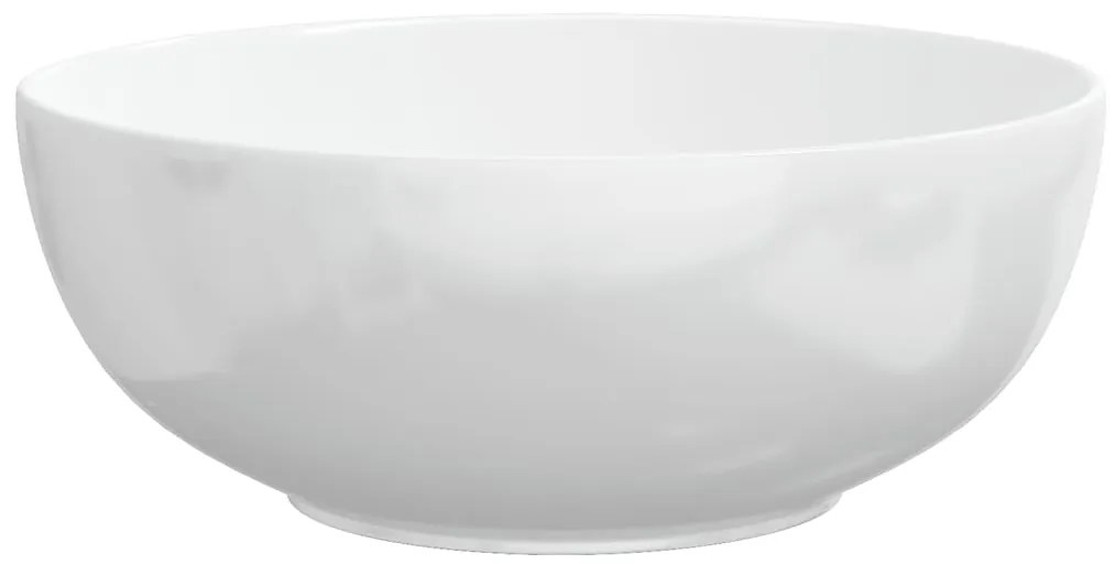 Lavandino Bianco 44x17 cm in Ceramica Rotondo