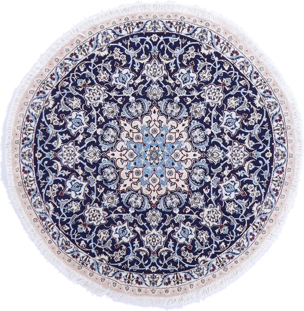 Nain Tappeto persiano 140 x 140 (Iran) Annodato A Mano