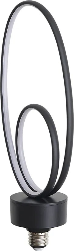 Lampadina decorativa LED E27 nera 6W 450 lm 3000K