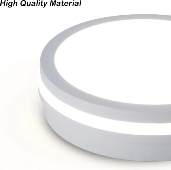 Brilagi - Lampada da esterno con sensore BENE LED/18W/230V diam. 21,5 cm bianco IP54