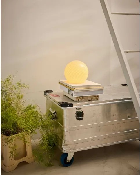 Halo Design 748808 - Lampada da tavolo CANDY 1xE14/25W/230V Ø 20 cm beige